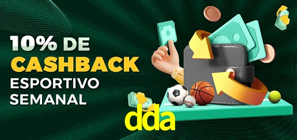 10% de bônus de cashback na dda